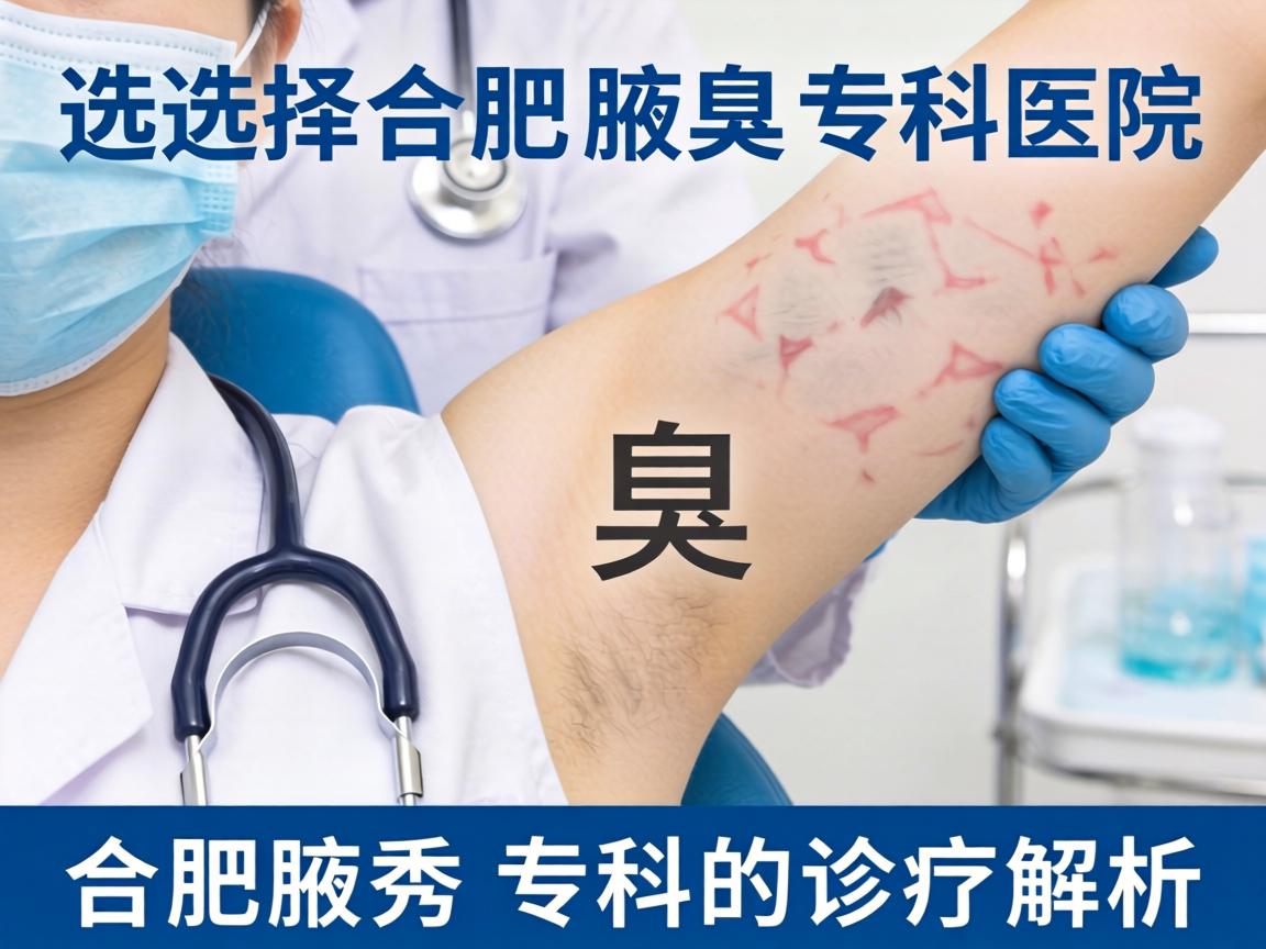 选择合肥腋臭专科医院，合肥腋秀专科的诊疗解析