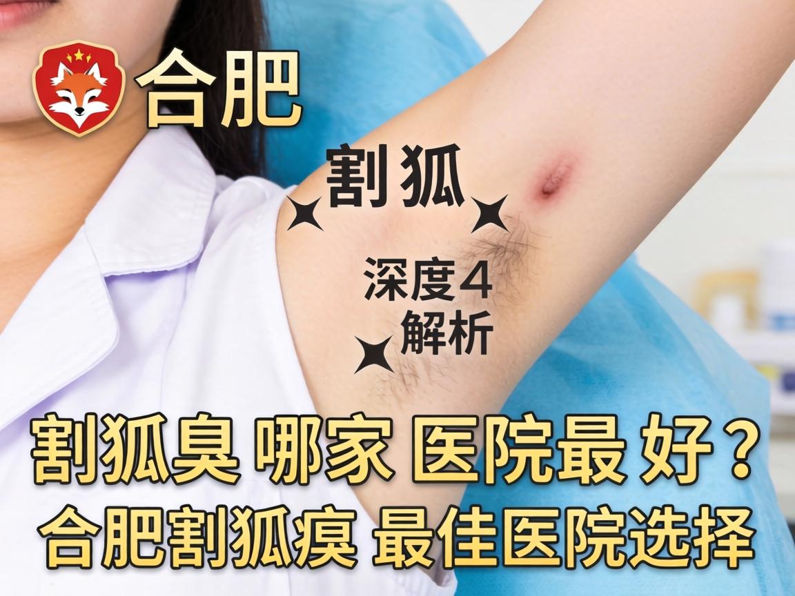 合肥割狐臭哪家医院最好？深度解析合肥割狐臭最佳医院选择