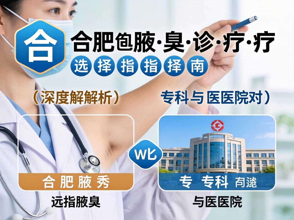合肥腋臭诊疗选择指南，深度解析合肥腋秀专科与医院对比