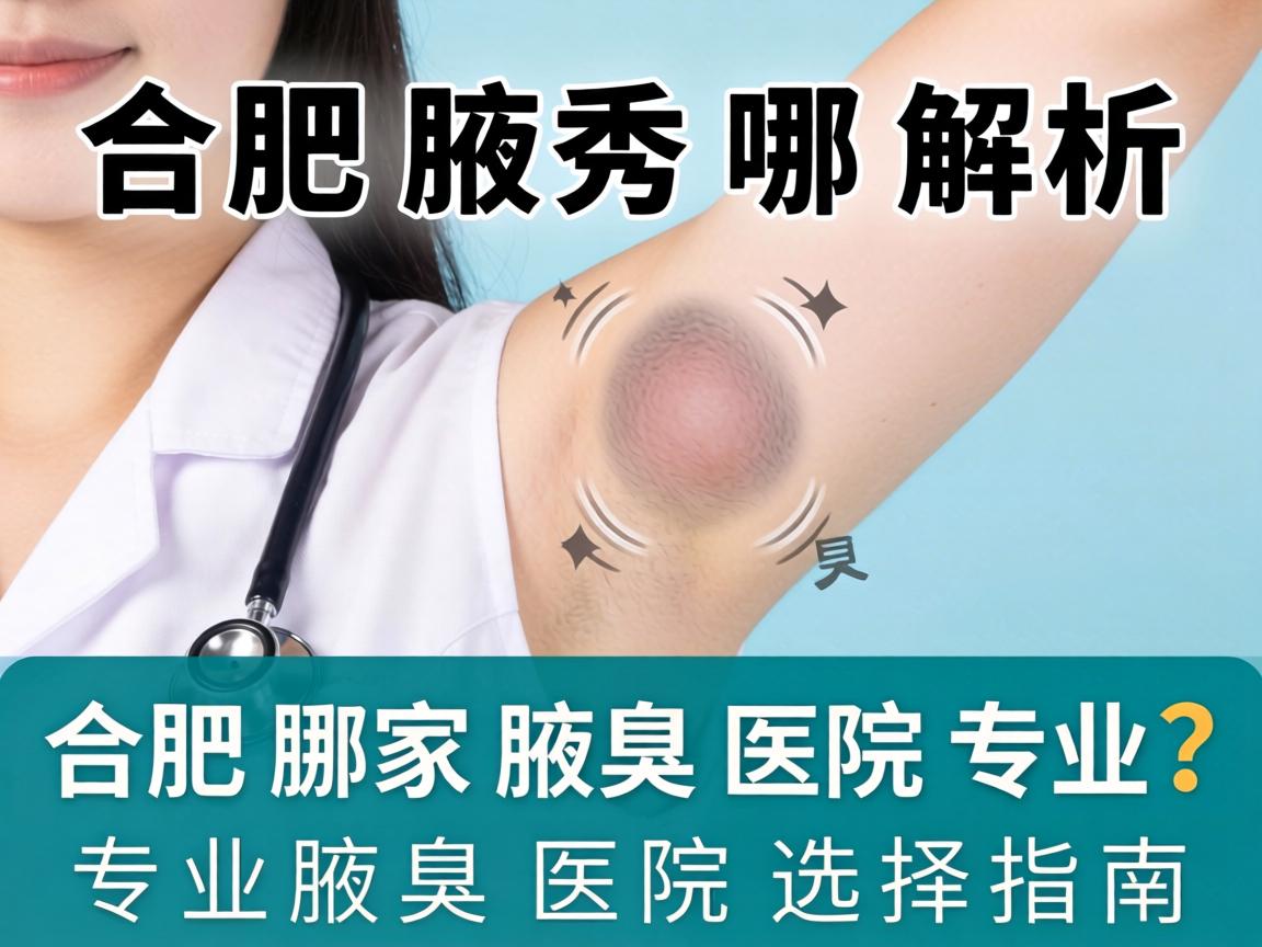 合肥腋秀解析，合肥哪家腋臭医院专业？专业腋臭医院选择指南