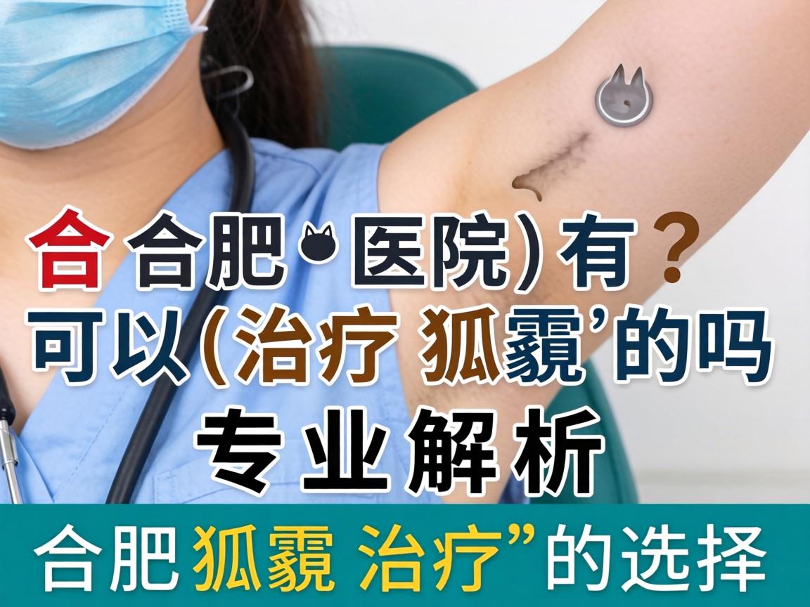 合肥医院有可以治疗狐臭的吗？专业解析合肥狐臭治疗的选择