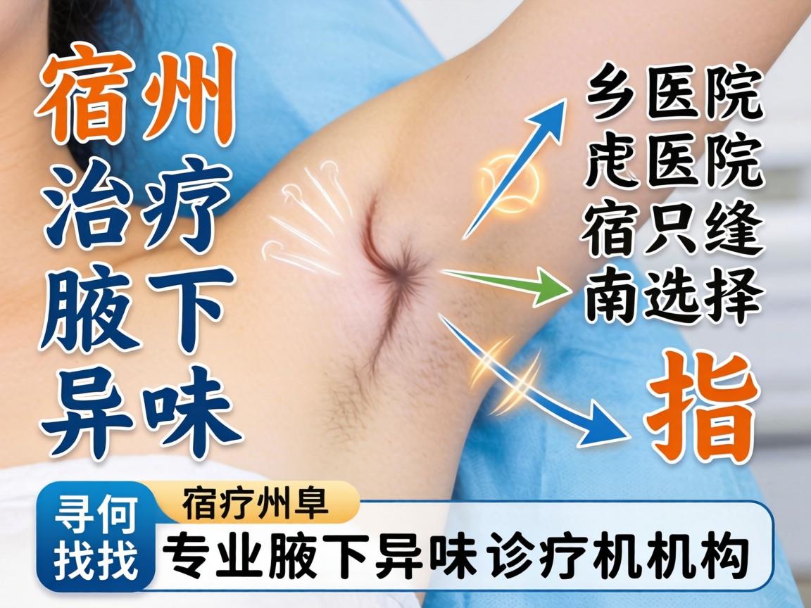宿州治疗腋下异味医院选择指南，如何寻找宿州专业腋下异味诊疗机构