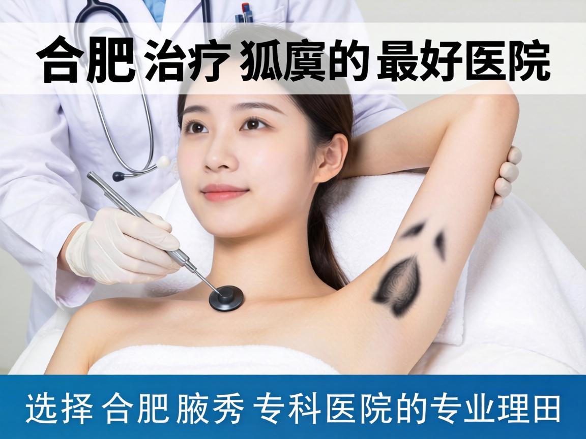 合肥治疗狐臭的最好医院，选择合肥腋秀专科医院的专业理由