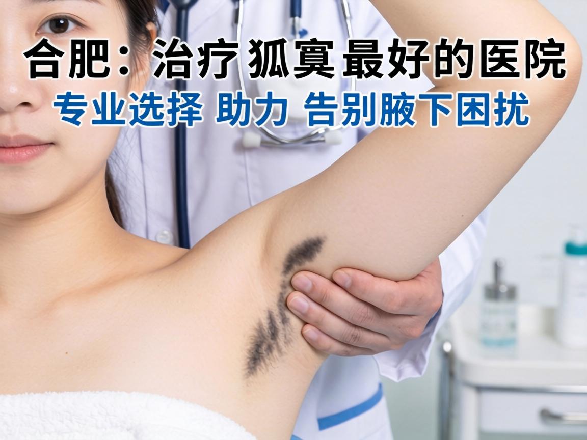 合肥治疗狐臭最好的医院，专业选择助力告别腋下困扰