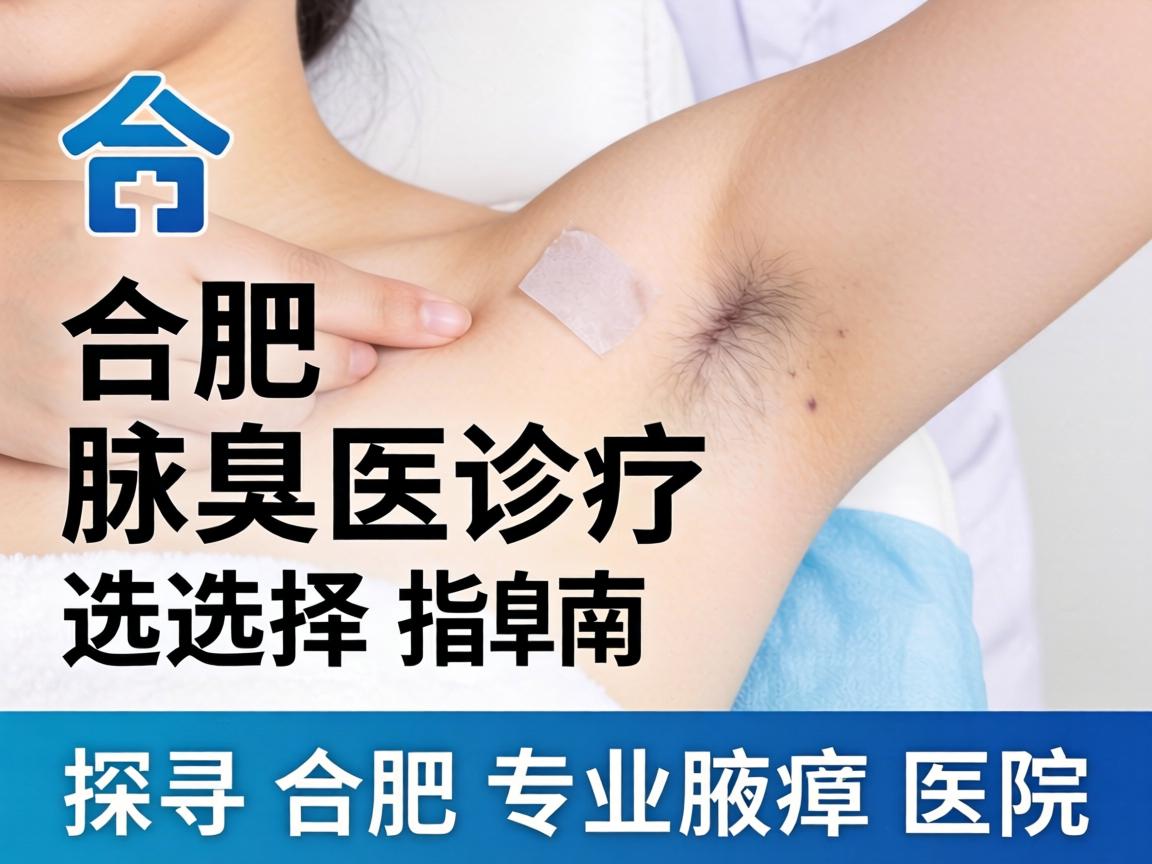 合肥腋臭诊疗选择指南，探寻合肥专业腋臭医院