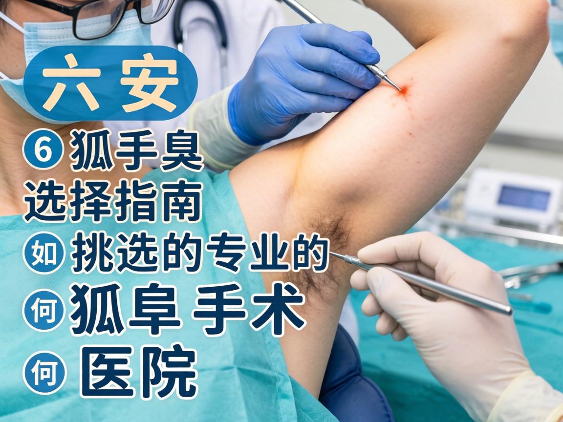 六安狐臭手术医院选择指南，如何挑选专业的狐臭手术医院