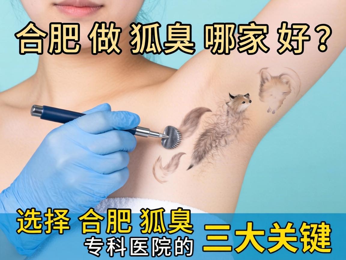 合肥做狐臭哪家好？选择合肥狐臭专科医院的三大关键