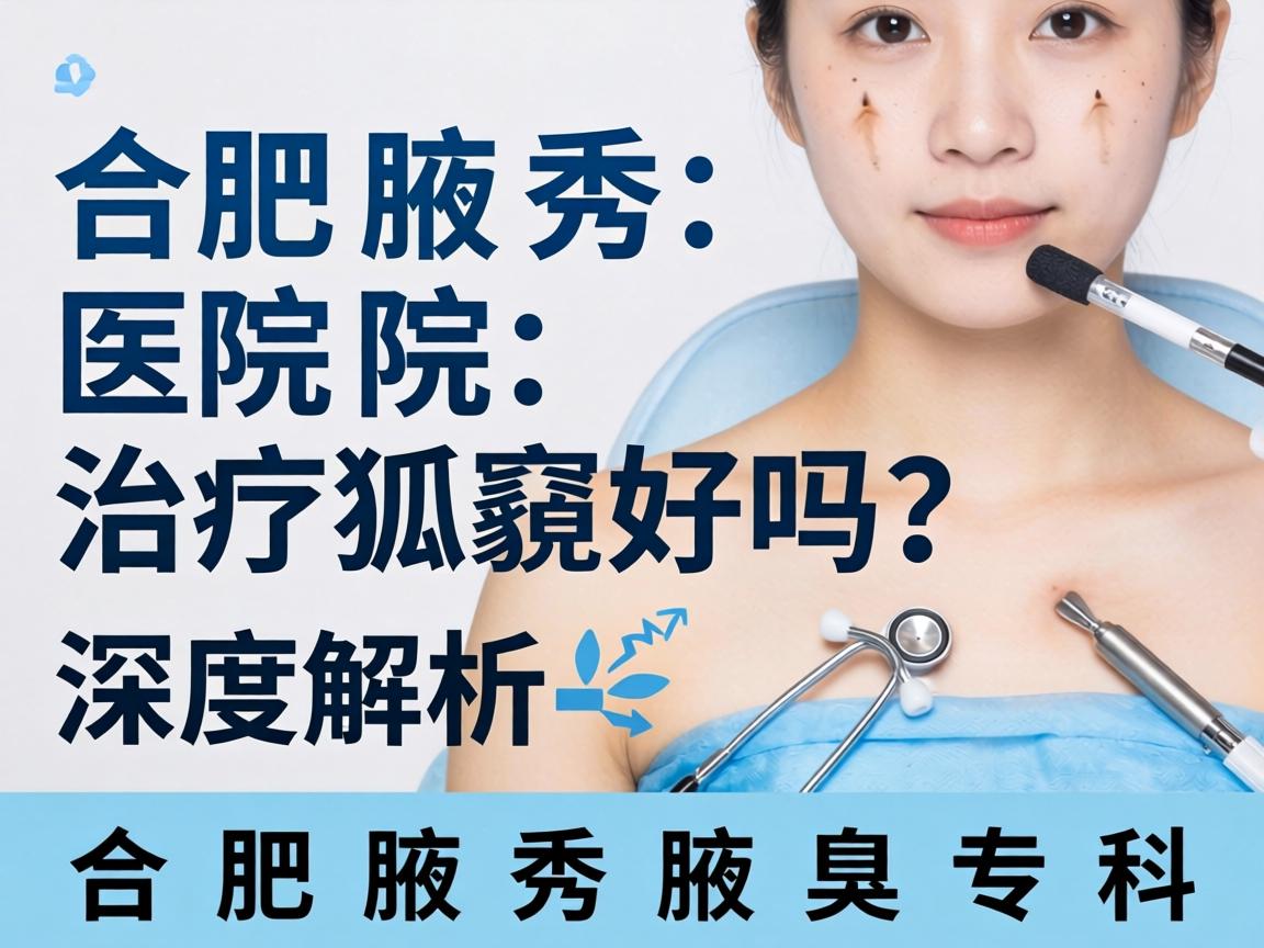 合肥腋秀医院治疗狐臭好吗？深度解析合肥腋秀腋臭专科