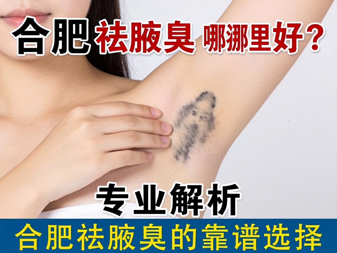 合肥祛腋臭哪里好？专业解析合肥祛腋臭的靠谱选择