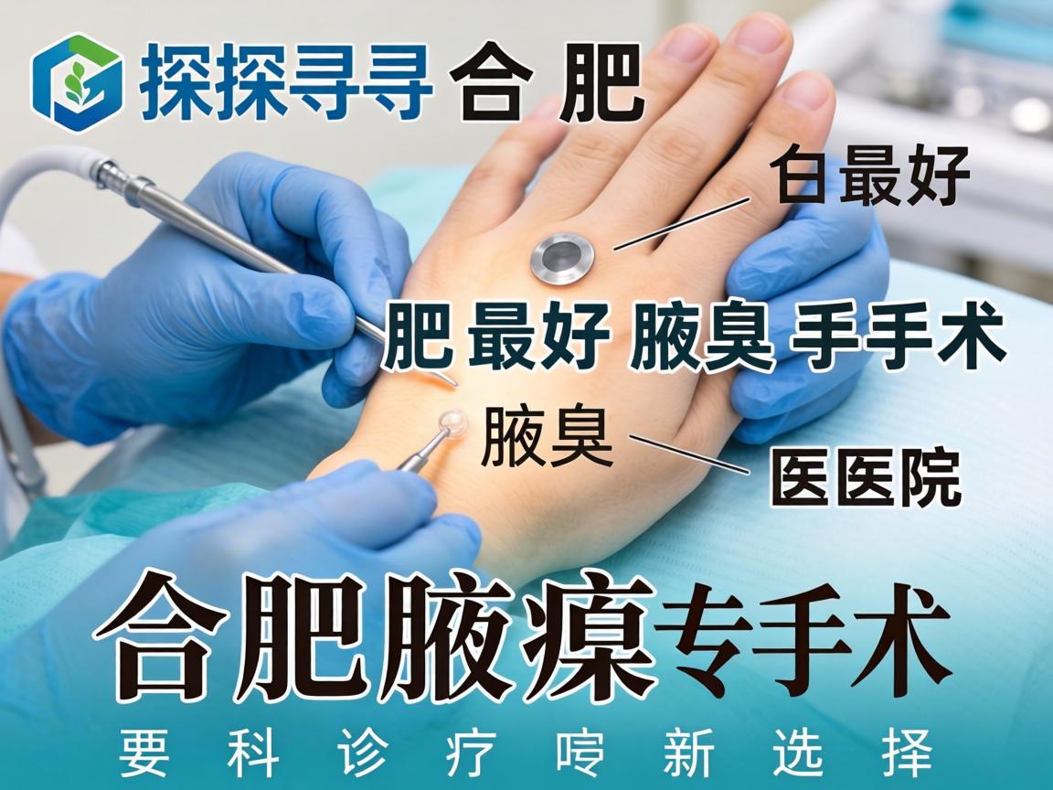 探寻合肥最好腋臭手术医院，详解合肥腋臭专科诊疗新选择