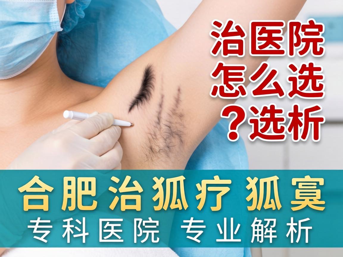 合肥治疗狐臭医院怎么选？合肥狐臭专科医院专业解析