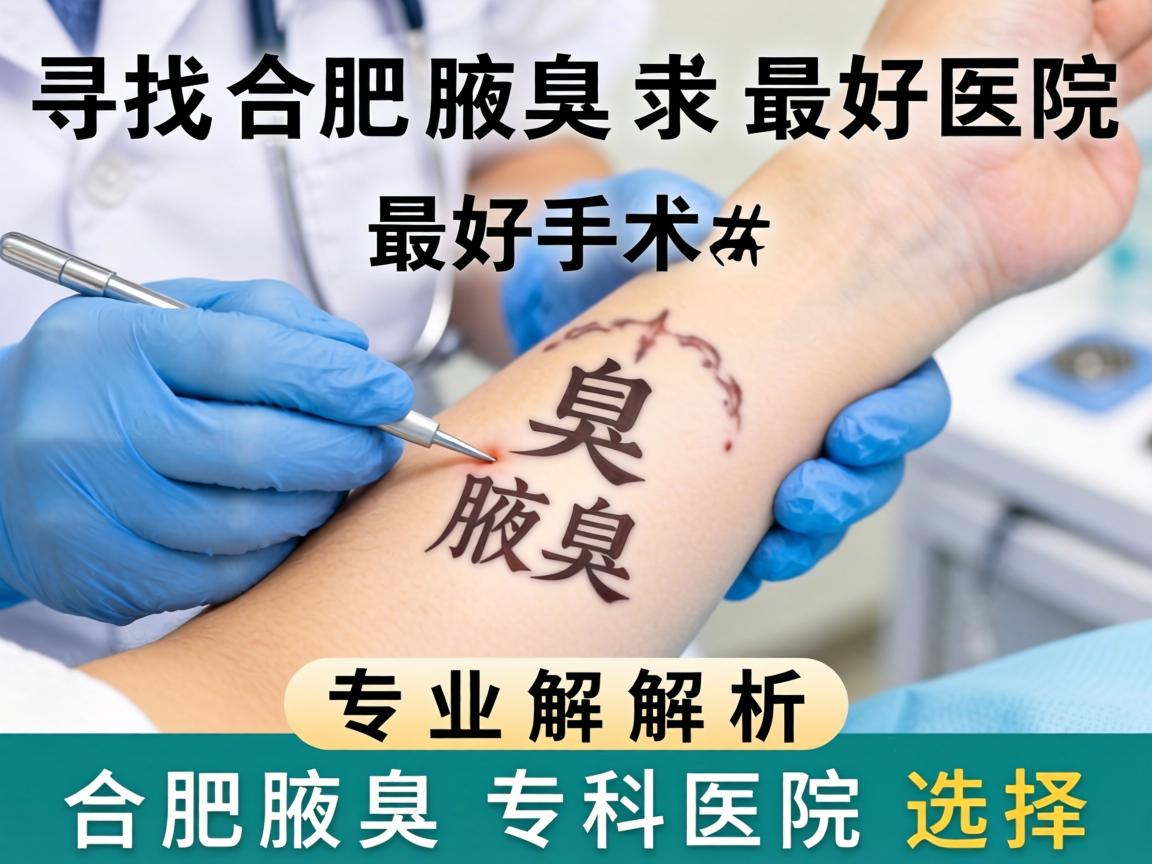 寻找合肥腋臭手术最好医院，专业解析合肥腋臭专科医院选择