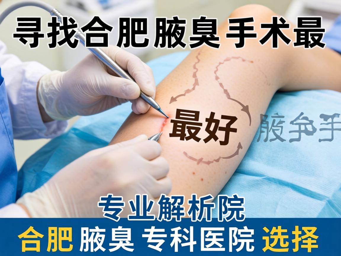 寻找合肥腋臭手术最好医院，专业解析合肥腋臭专科医院选择