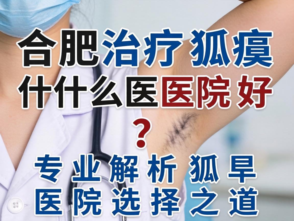 合肥治疗狐臭什么医院好？专业解析狐臭医院选择之道
