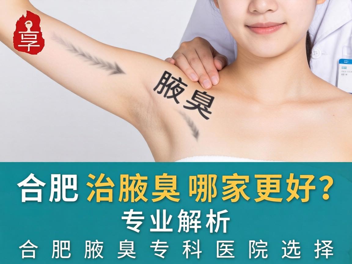 合肥治腋臭哪家更好？专业解析合肥腋臭专科医院选择