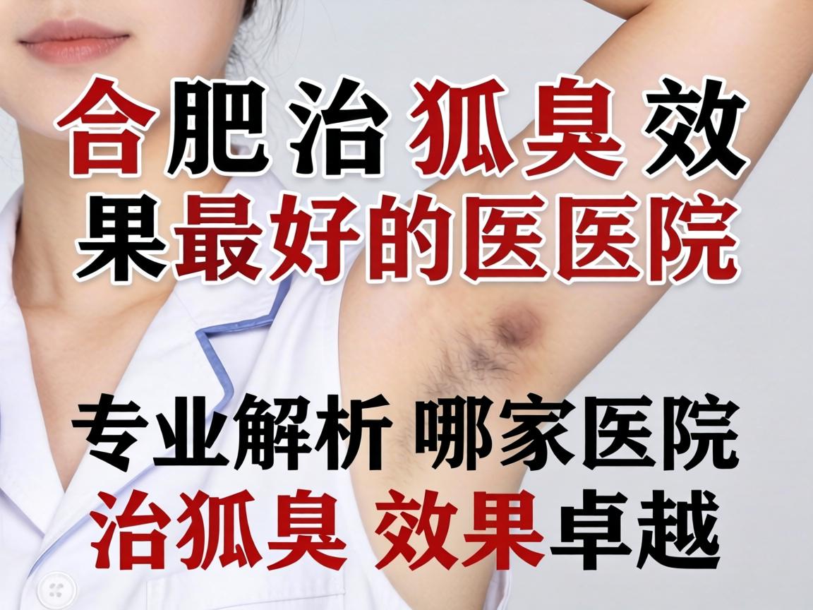合肥治狐臭效果最好的医院，专业解析哪家医院治狐臭效果卓越