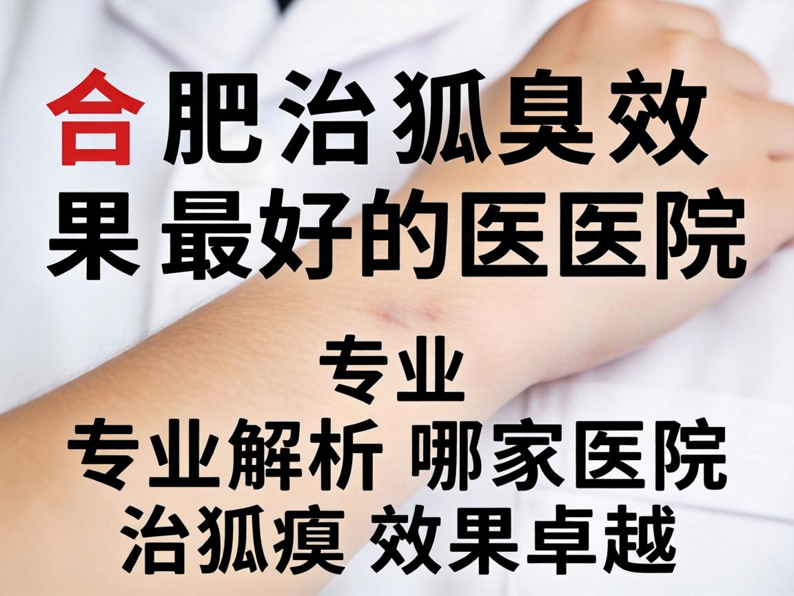 合肥治狐臭效果最好的医院，专业解析哪家医院治狐臭效果卓越