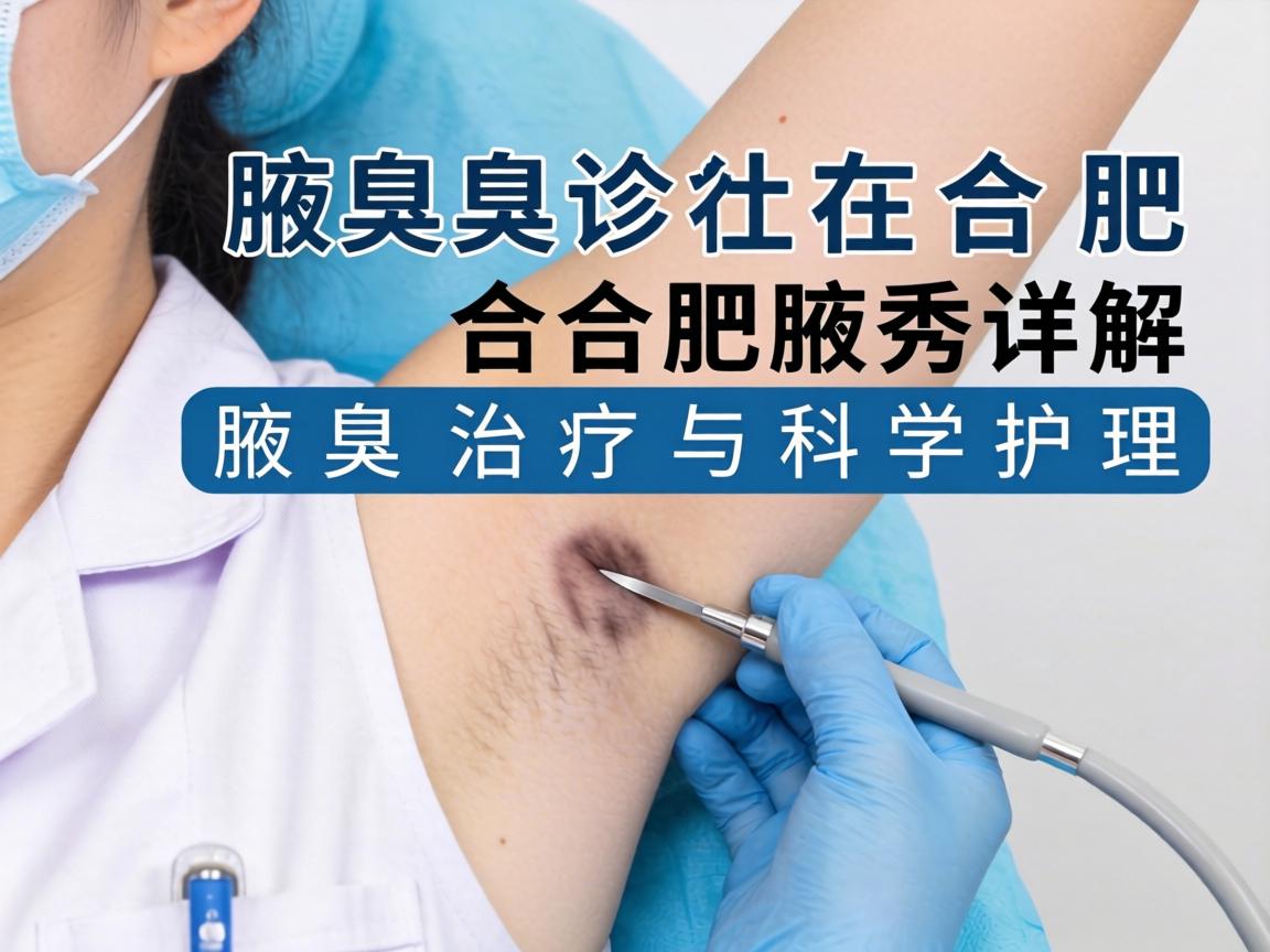 腋臭诊疗在合肥，合肥腋秀详解腋臭治疗与科学护理