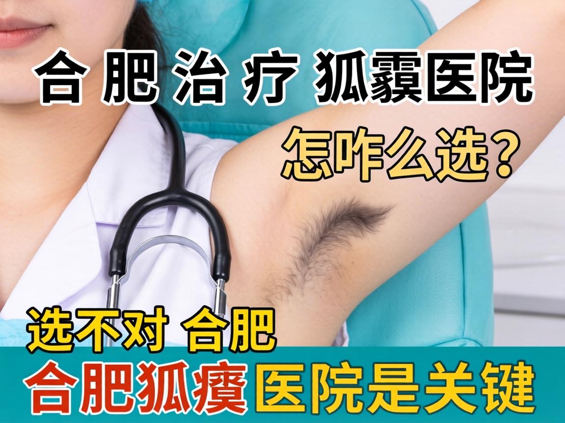 合肥治疗狐臭医院怎么选？选对合肥狐臭医院是关键