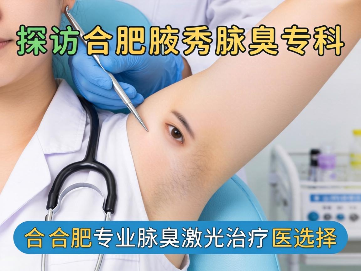 探访合肥腋秀腋臭专科，解析合肥专业腋臭激光治疗的医院选择