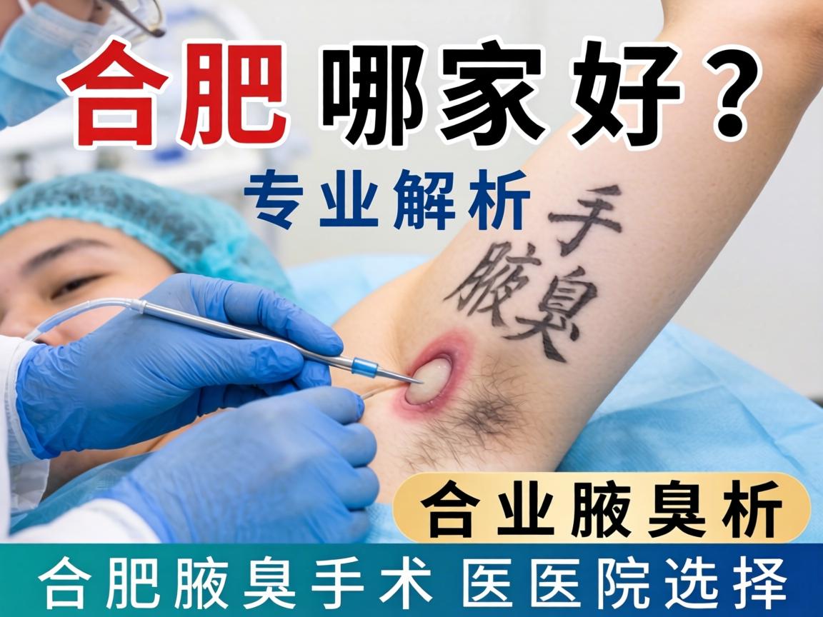 合肥腋臭手术哪家好？专业解析合肥腋臭手术医院选择