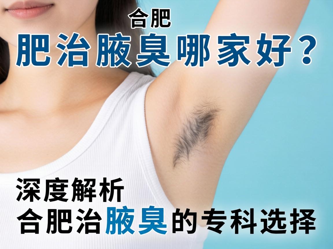 合肥治腋臭哪家好？深度解析合肥治腋臭的专科选择