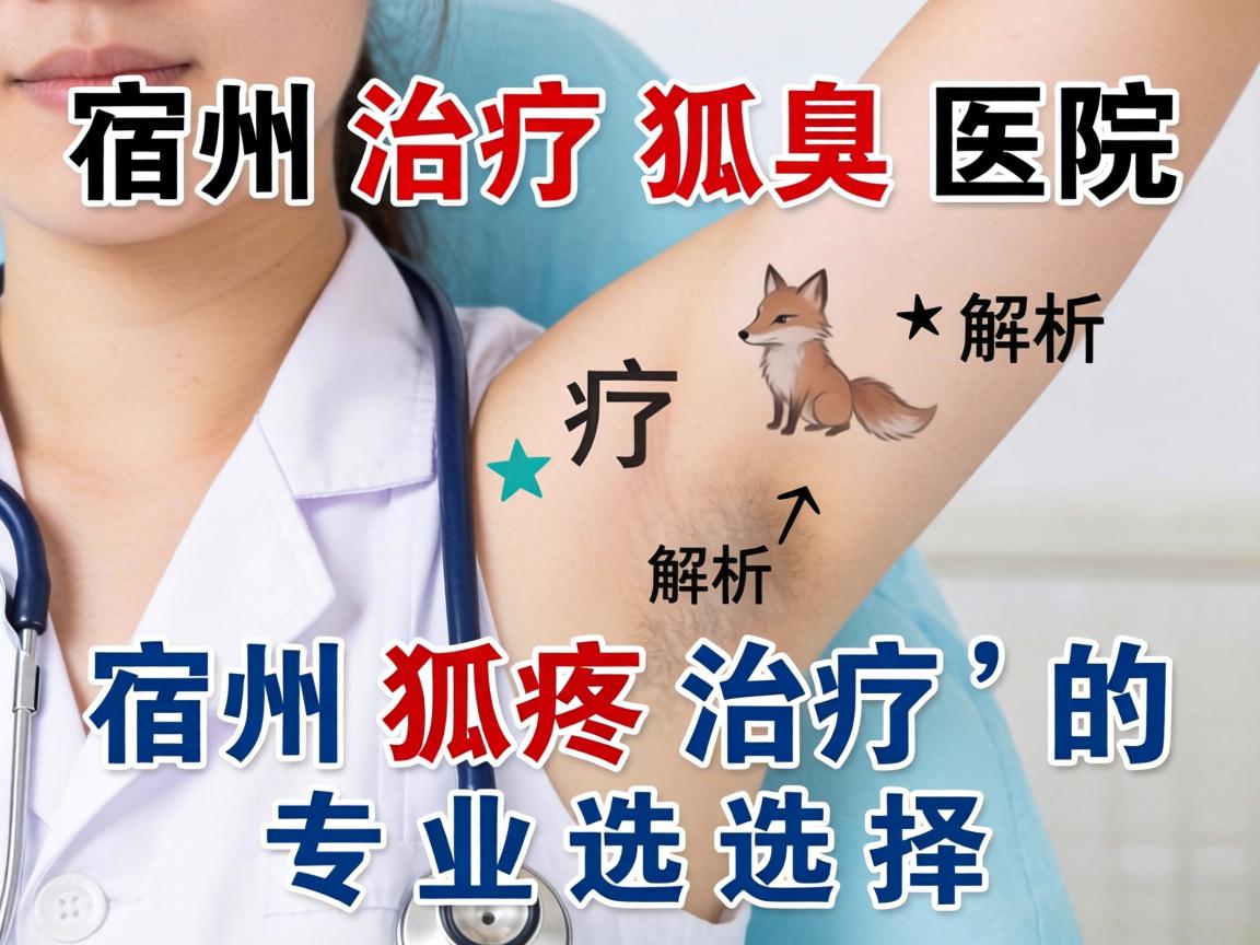 宿州治疗狐臭医院解析，宿州狐臭治疗的专业选择
