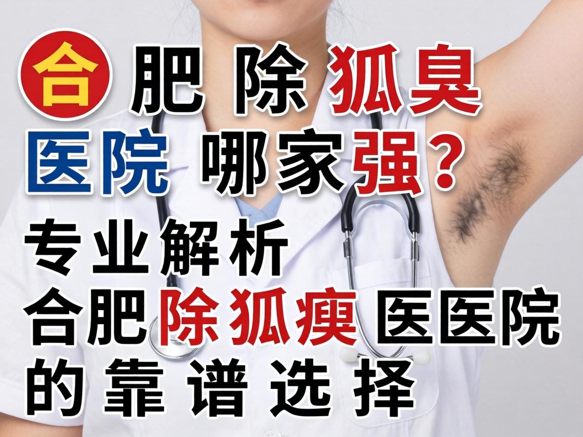 合肥除狐臭医院哪家强？专业解析合肥除狐臭医院的靠谱选择