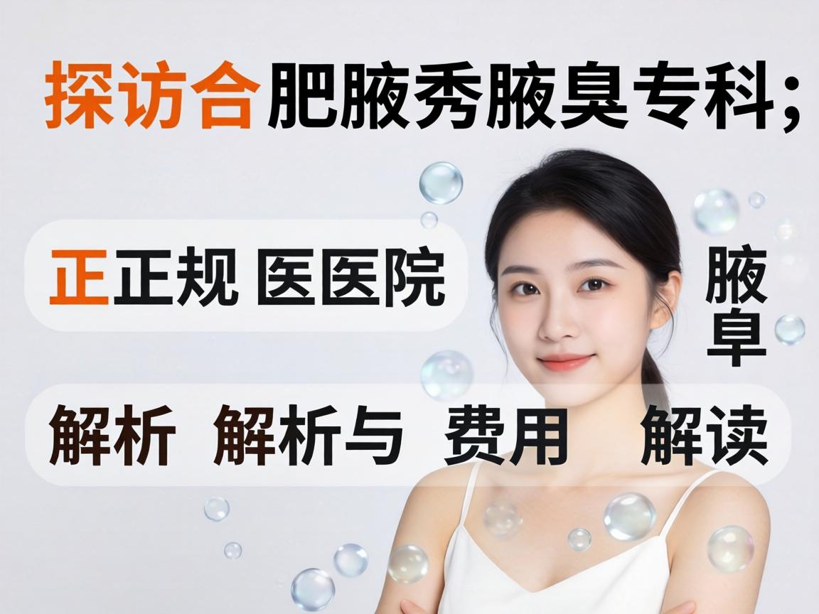 探访合肥腋秀腋臭专科，正规医院解析与费用解读