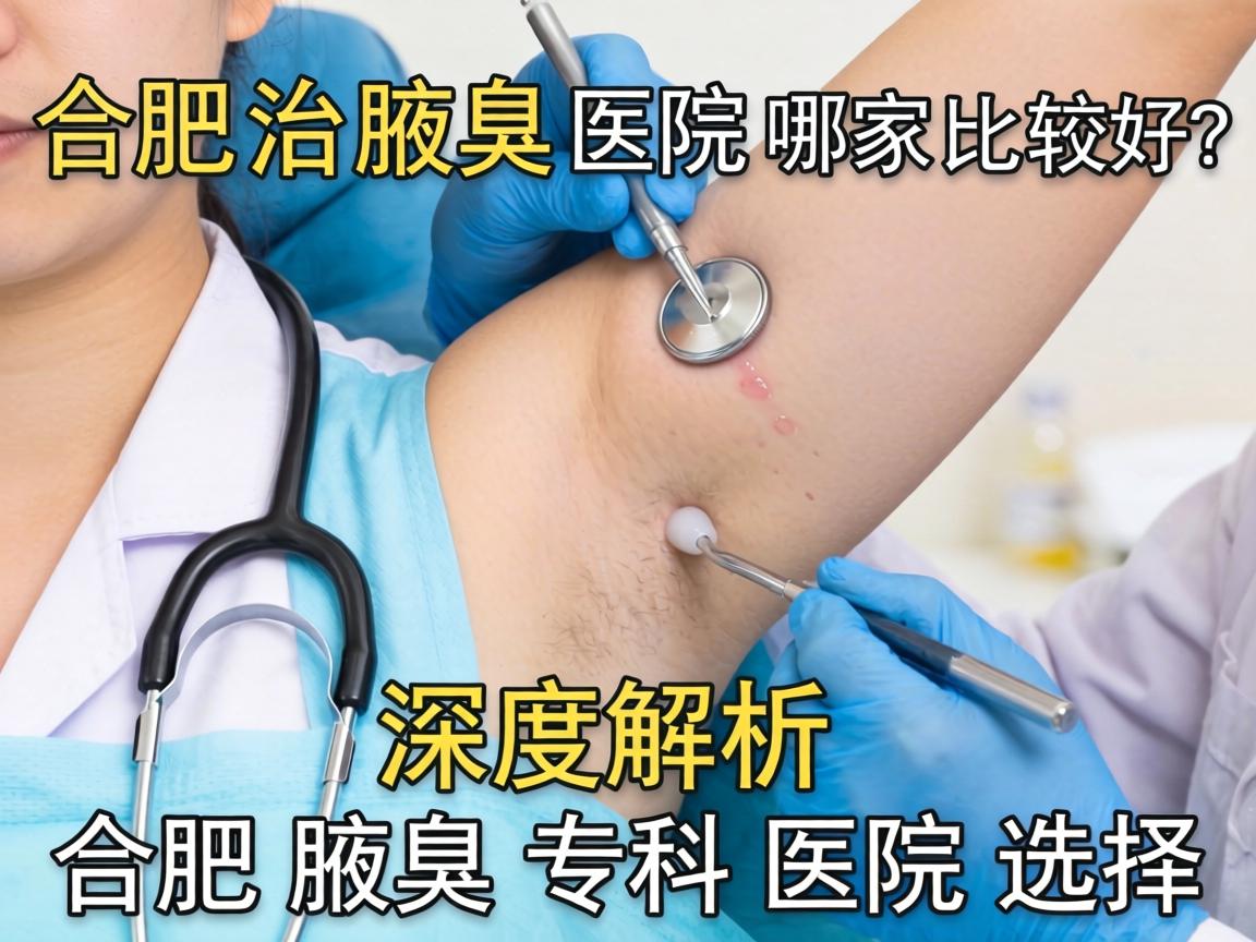 合肥治腋臭医院哪家比较好？深度解析合肥腋臭专科医院选择
