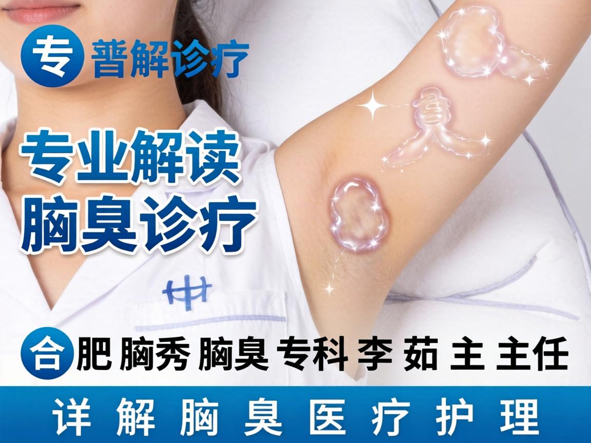 专业解读腋臭诊疗，合肥腋秀腋臭专科李茹主任详解腋臭医疗护理