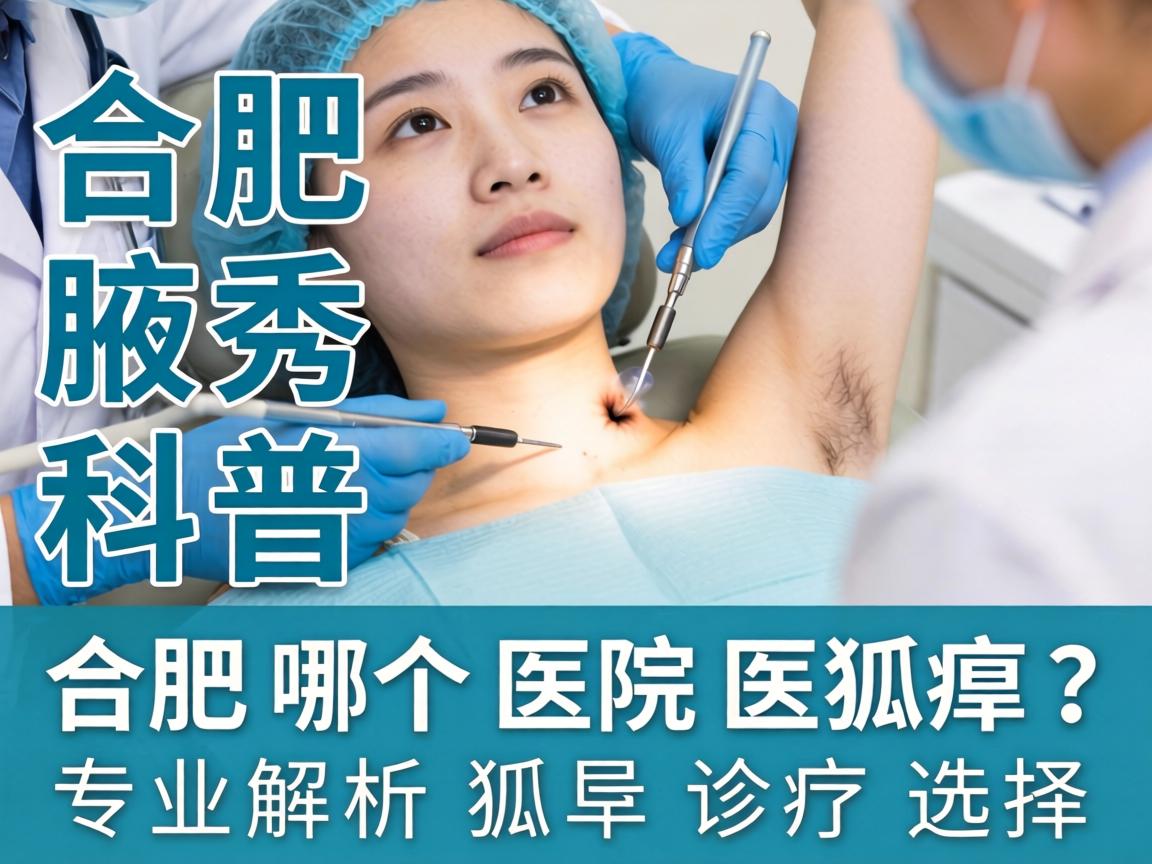 合肥腋秀科普，合肥哪个医院医狐臭？专业解析狐臭诊疗选择