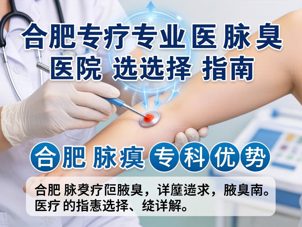 合肥专业医腋臭医院选择指南，详解合肥腋臭专科优势