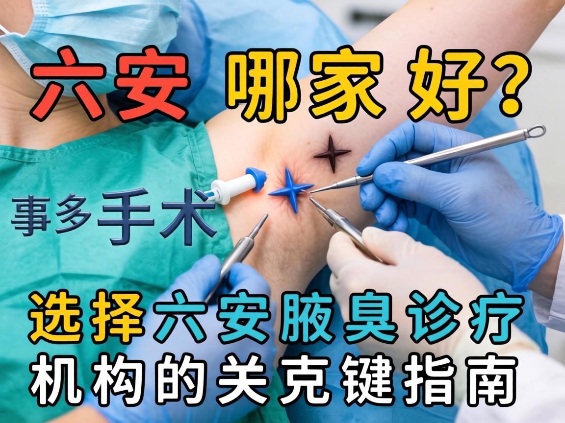 六安腋臭手术哪家好？选择六安腋臭诊疗机构的关键指南