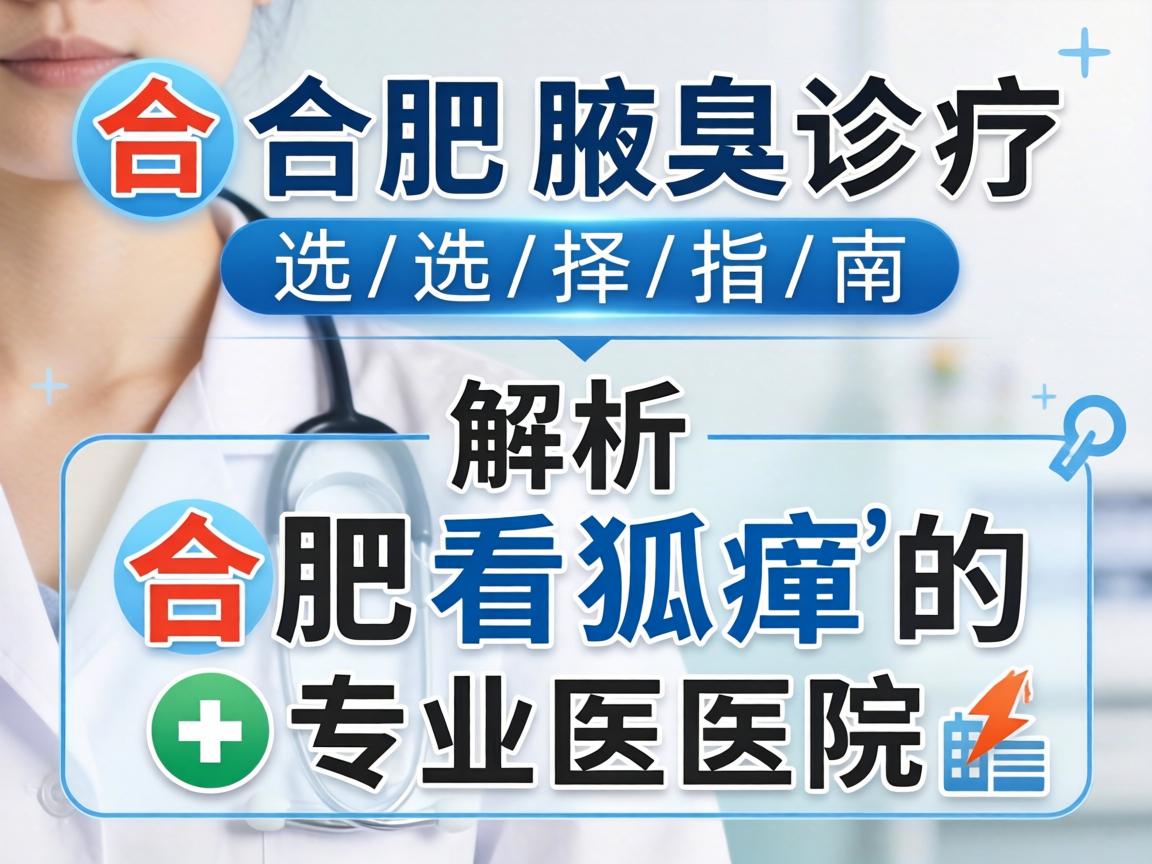 合肥腋臭诊疗选择指南，解析合肥看狐臭的专业医院