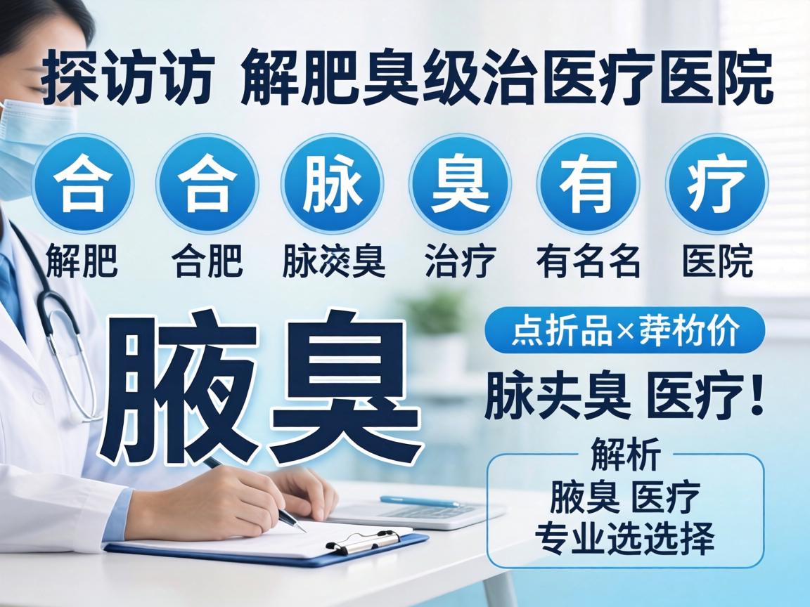 探访合肥腋臭治疗有名医院，解析腋臭医疗的专业选择