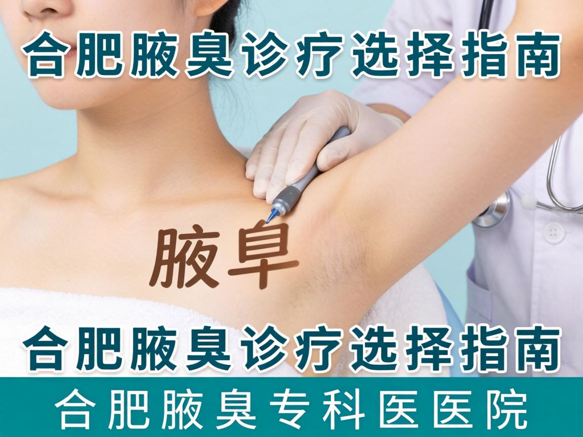 合肥腋臭诊疗选择指南，详解合肥腋臭专科医院