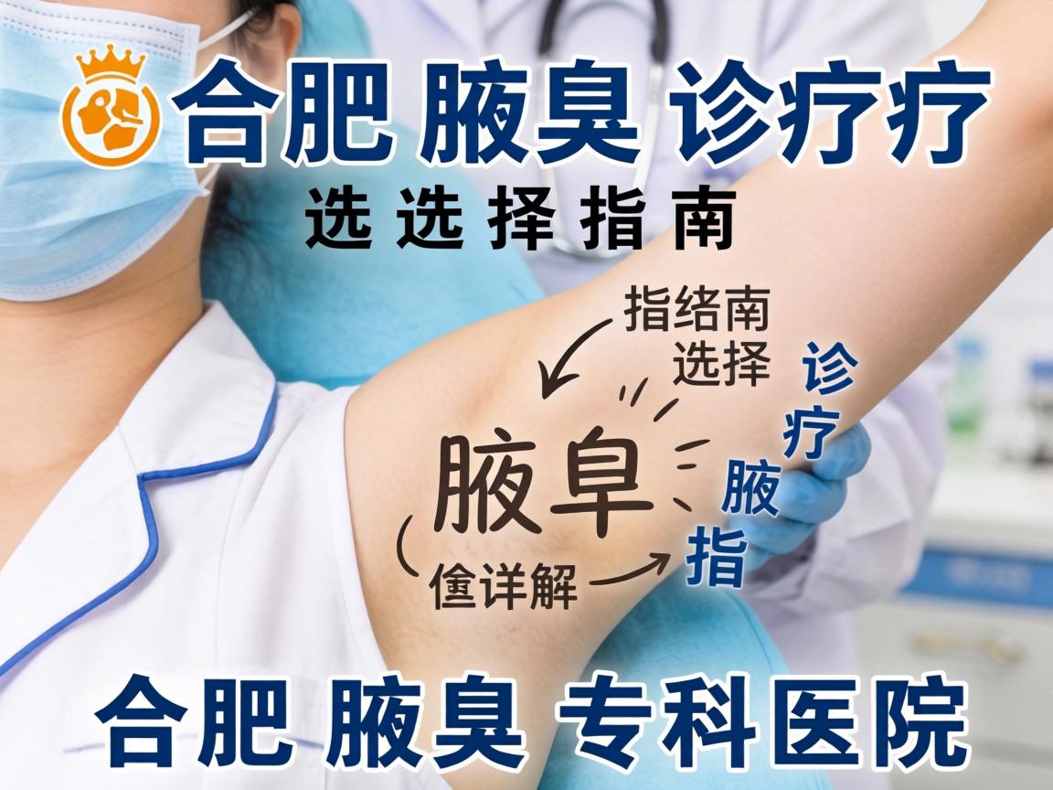 合肥腋臭诊疗选择指南，详解合肥腋臭专科医院