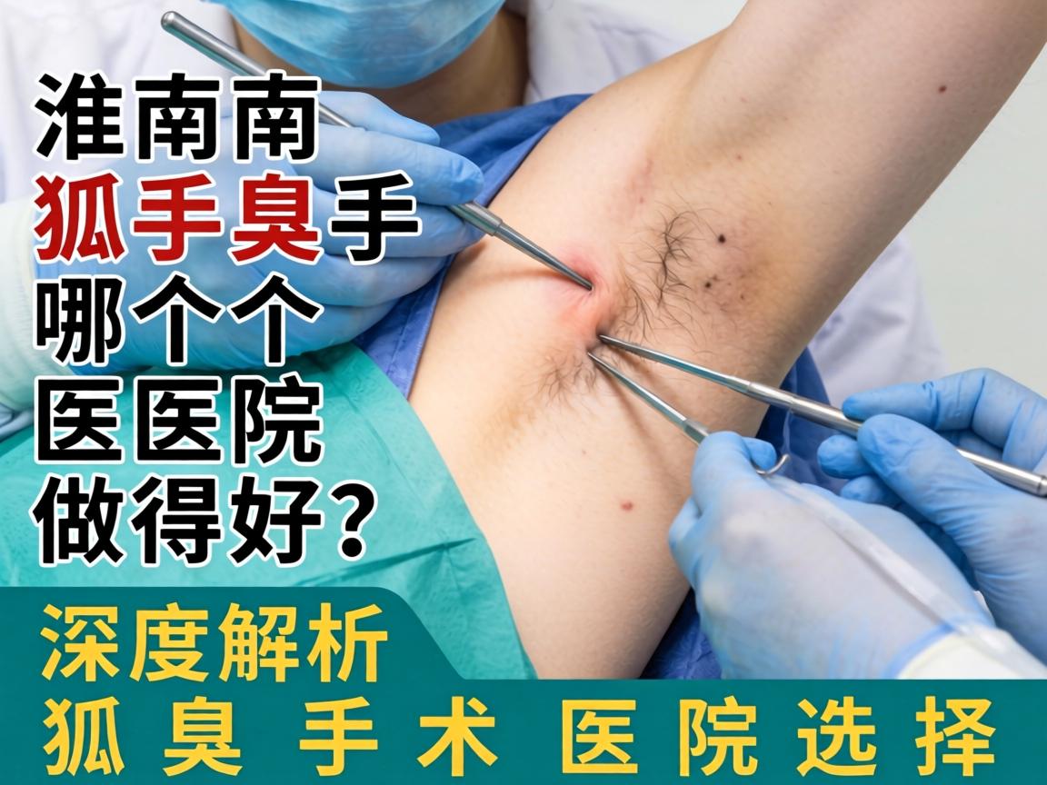 淮南狐臭手术哪个医院做得好？深度解析狐臭手术医院选择