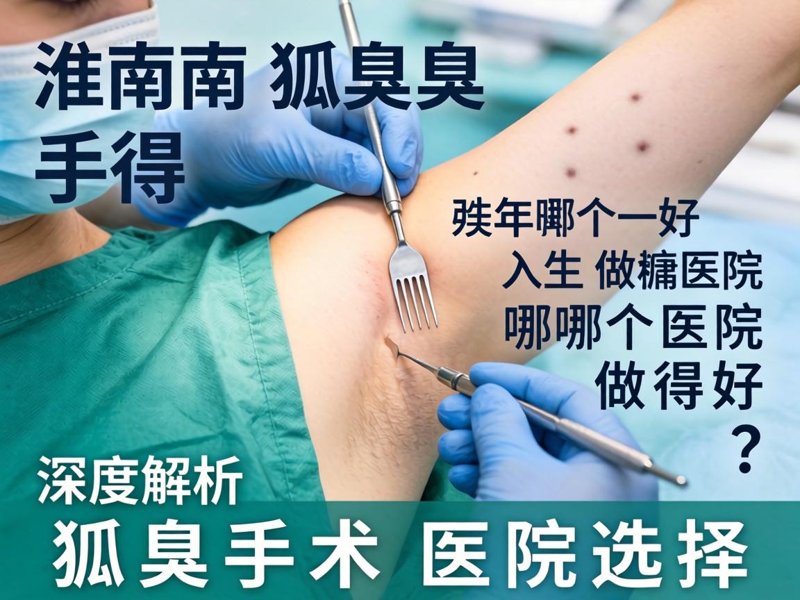 淮南狐臭手术哪个医院做得好？深度解析狐臭手术医院选择