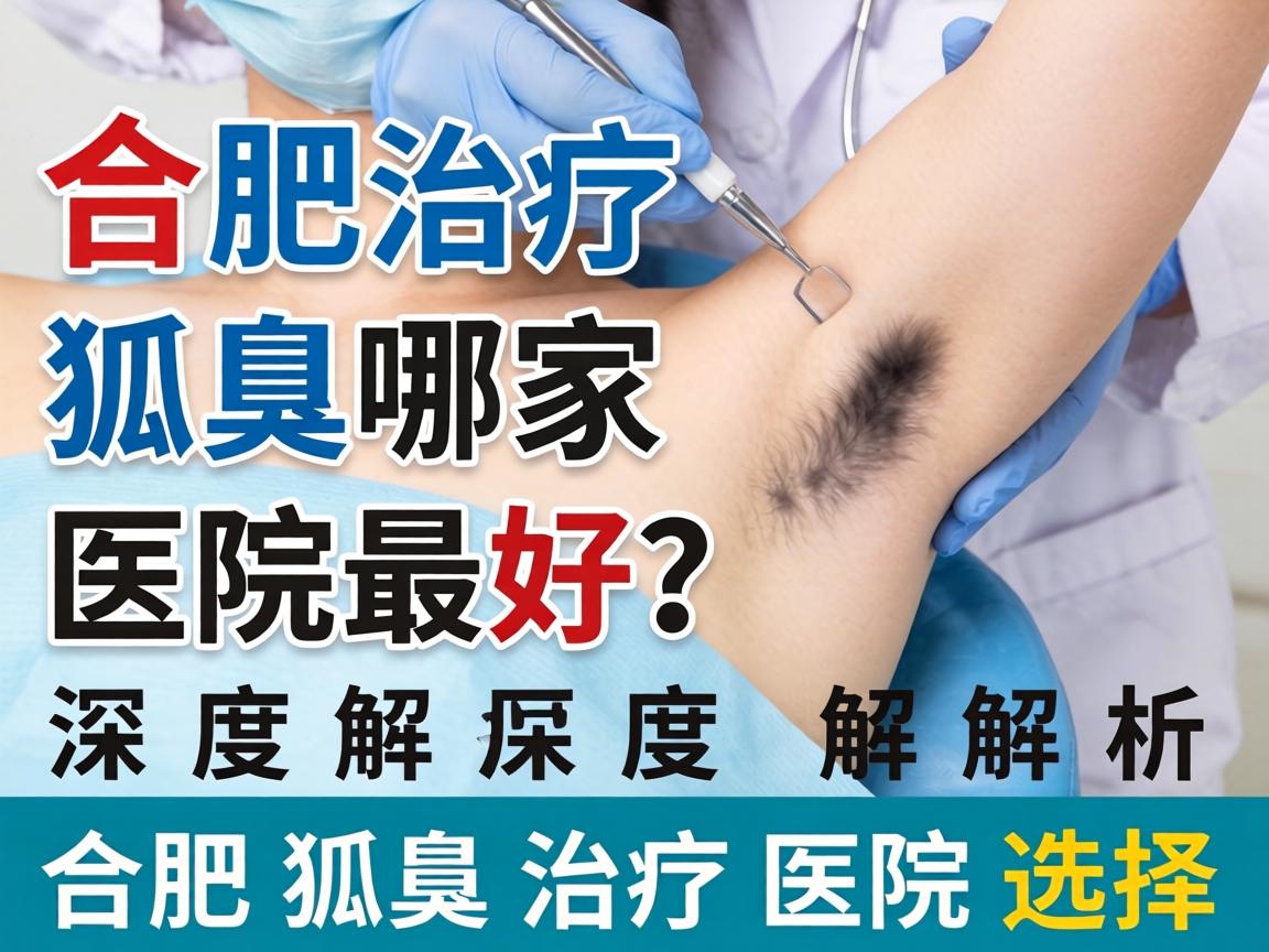合肥治疗狐臭哪家医院最好？深度解析合肥狐臭治疗医院选择