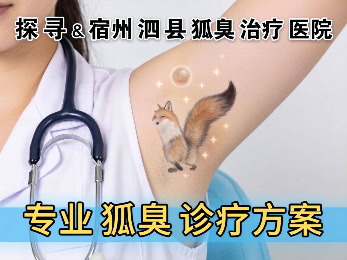 探寻宿州泗县狐臭治疗医院，详解专业狐臭诊疗方案