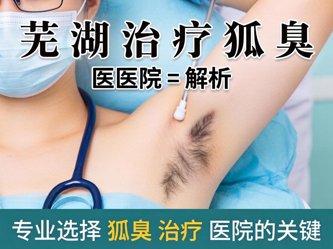 芜湖治疗狐臭医院解析，专业选择狐臭治疗医院的关键