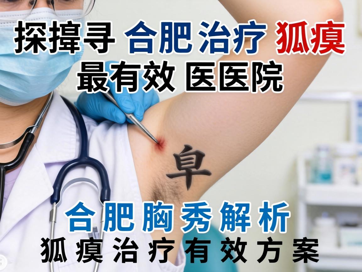 探寻合肥治疗狐臭最有效医院，合肥腋秀解析狐臭治疗有效方案