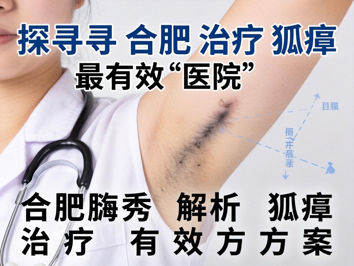 探寻合肥治疗狐臭最有效医院，合肥腋秀解析狐臭治疗有效方案