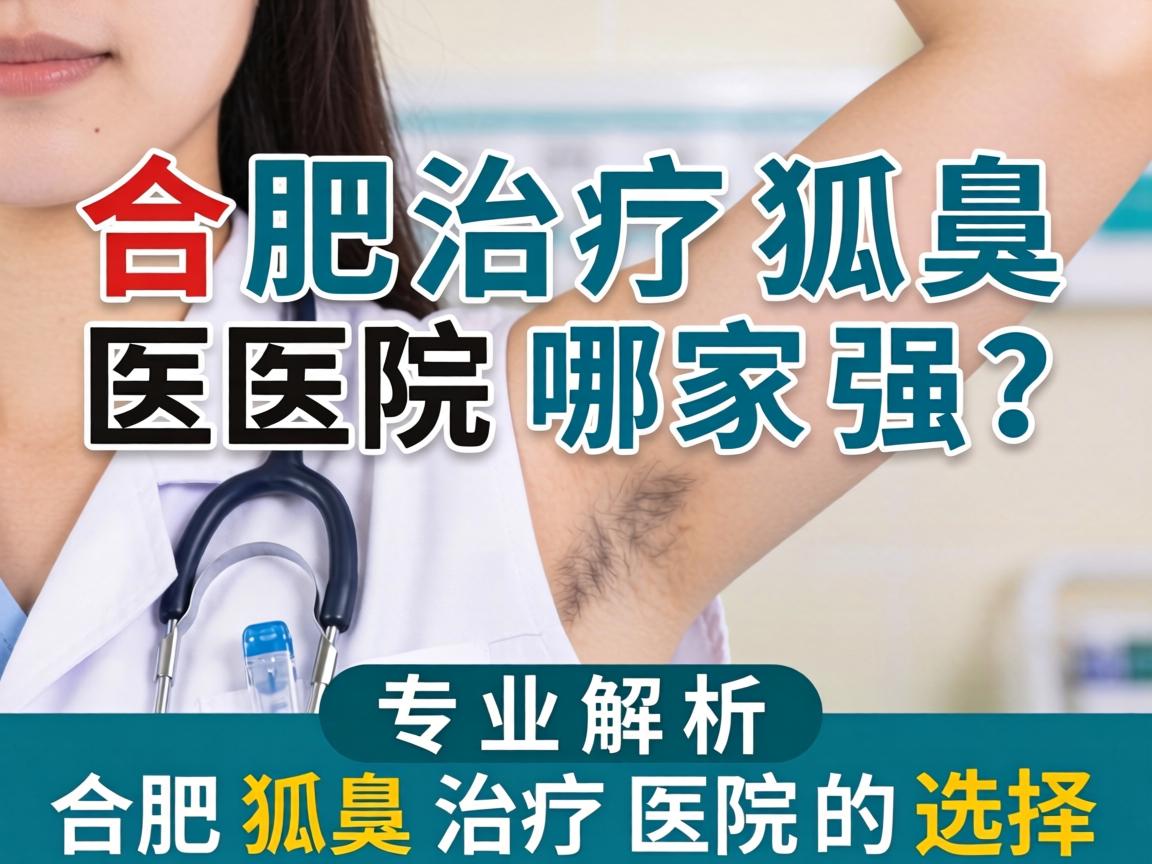 合肥治疗狐臭医院哪家强？专业解析合肥狐臭治疗医院的选择
