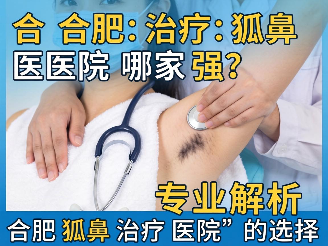 合肥治疗狐臭医院哪家强？专业解析合肥狐臭治疗医院的选择