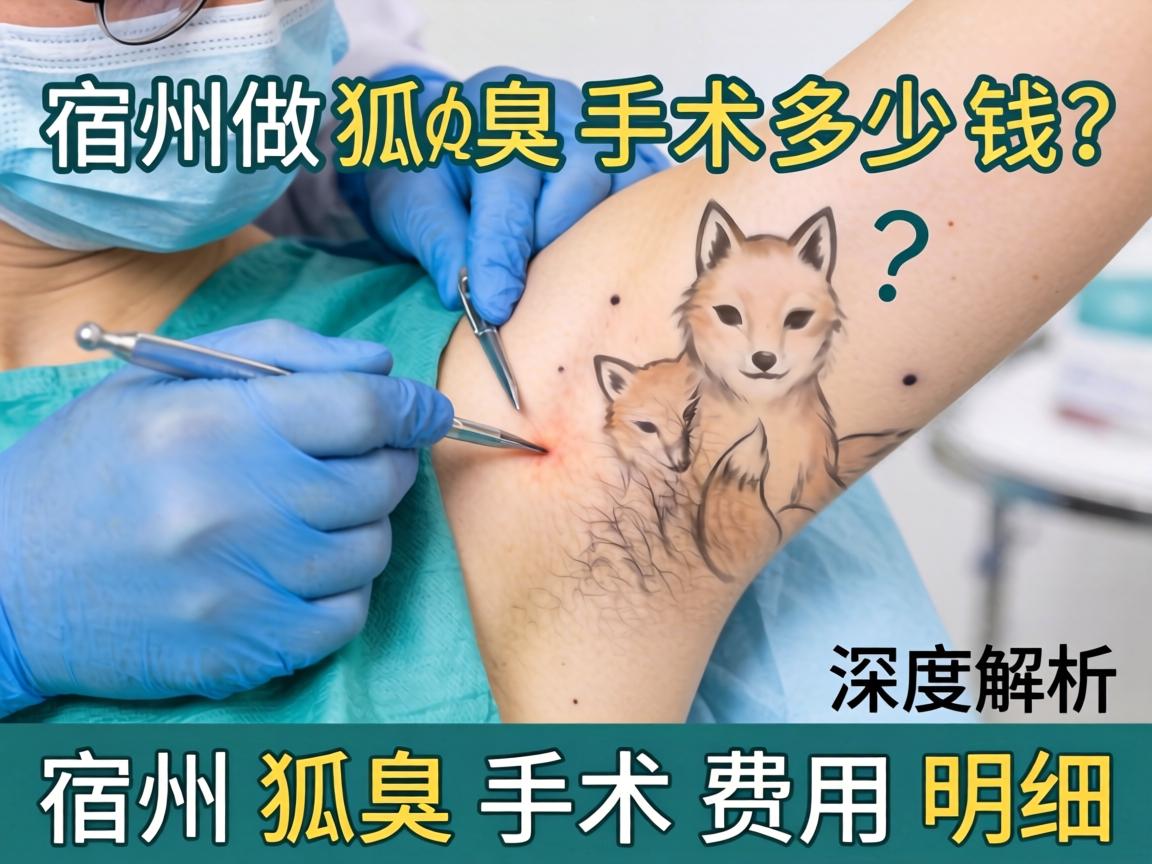 宿州做狐臭手术多少钱？深度解析宿州狐臭手术费用明细