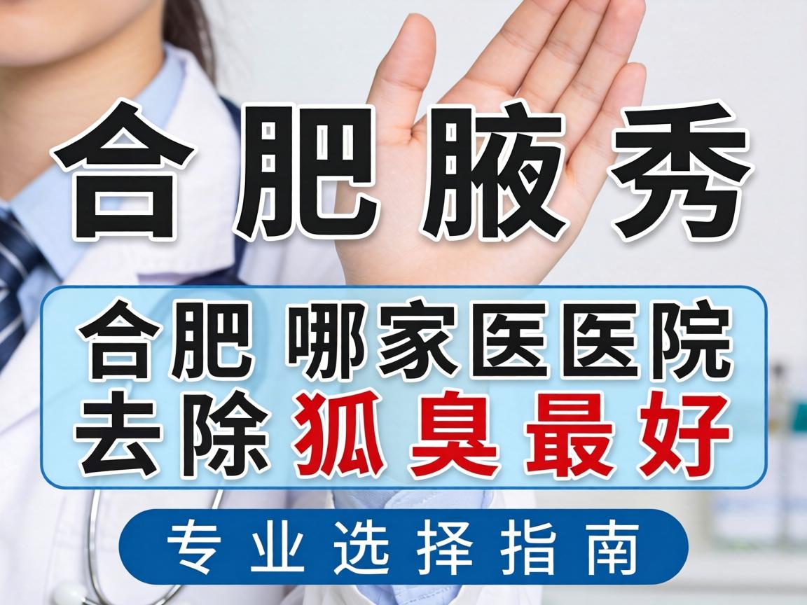 合肥腋秀解析，合肥哪家医院去除狐臭最好，专业选择指南