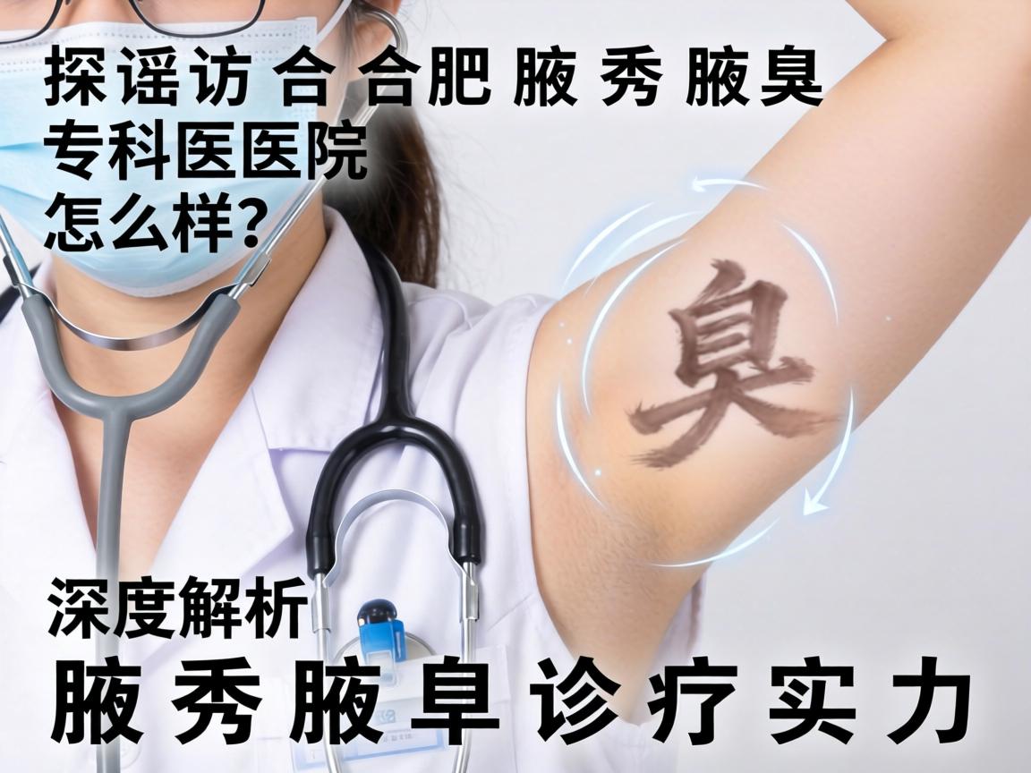 探访合肥腋秀腋臭专科医院怎么样？深度解析腋秀腋臭诊疗实力